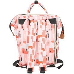 Abstract Peach Diaper Bag