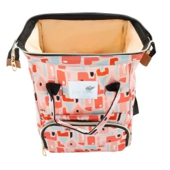 Abstract Peach Diaper Bag