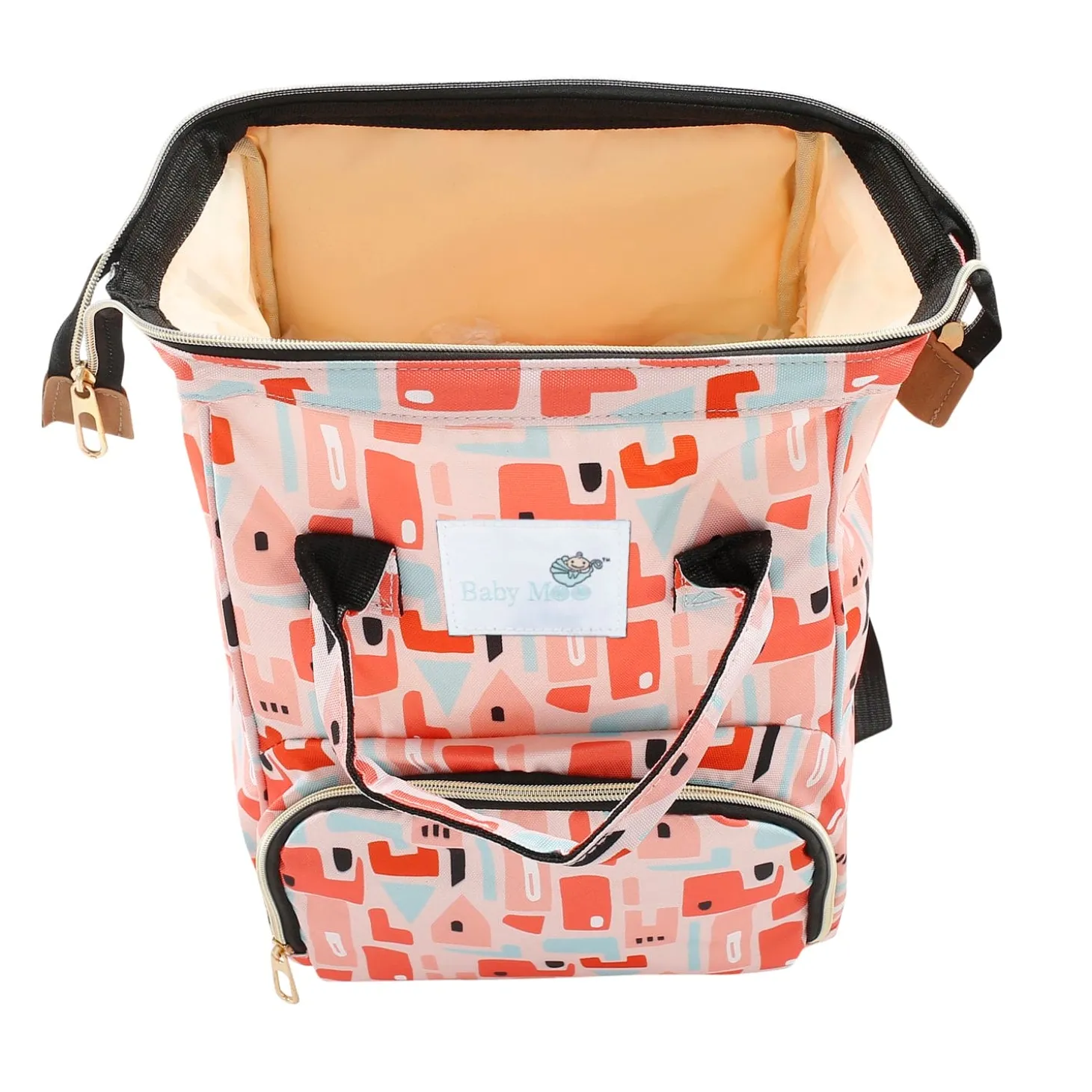 Abstract Peach Diaper Bag