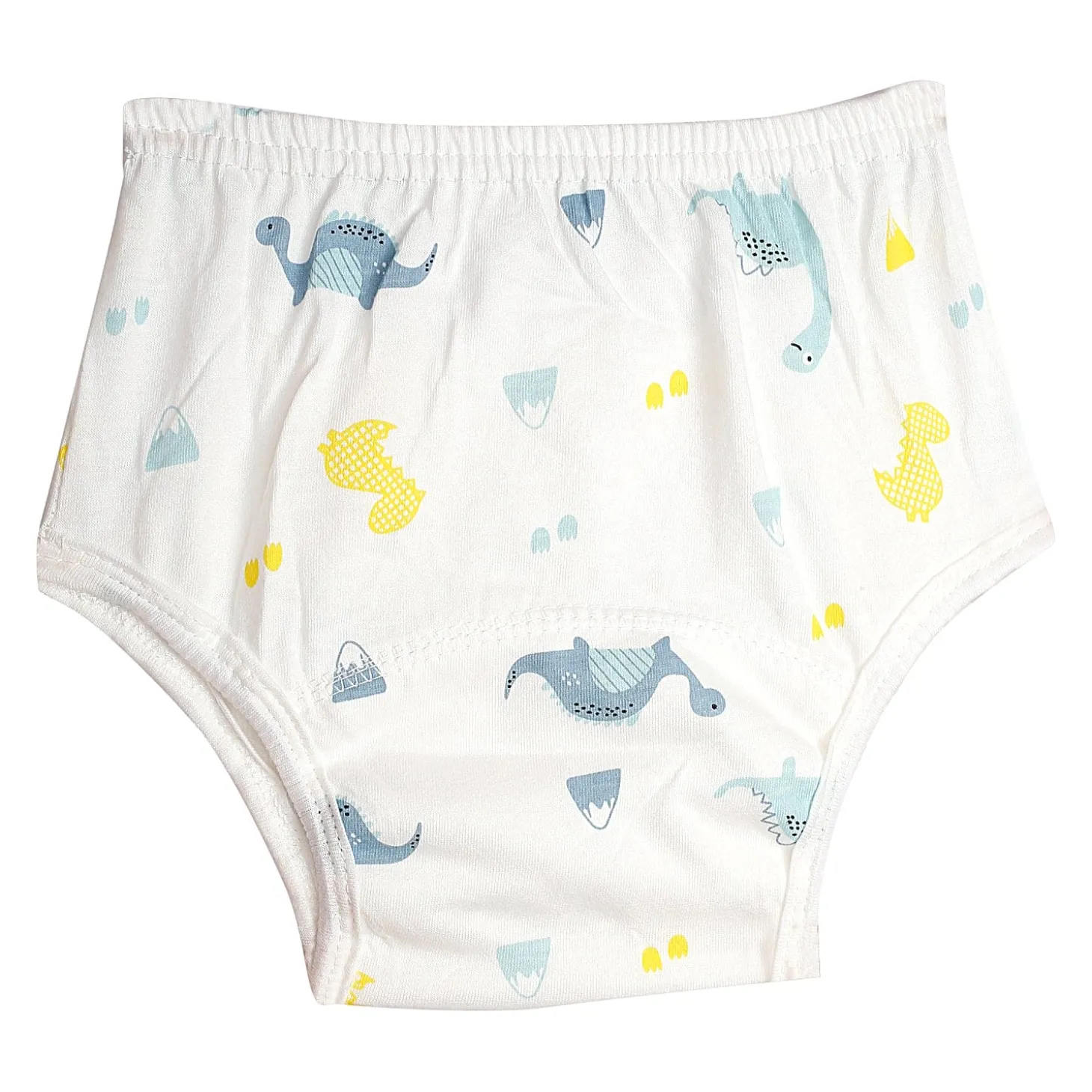 Adjustable & Washable Cloth Diaper Panty 2 Pk Dinosaurs And Fish Multicolour