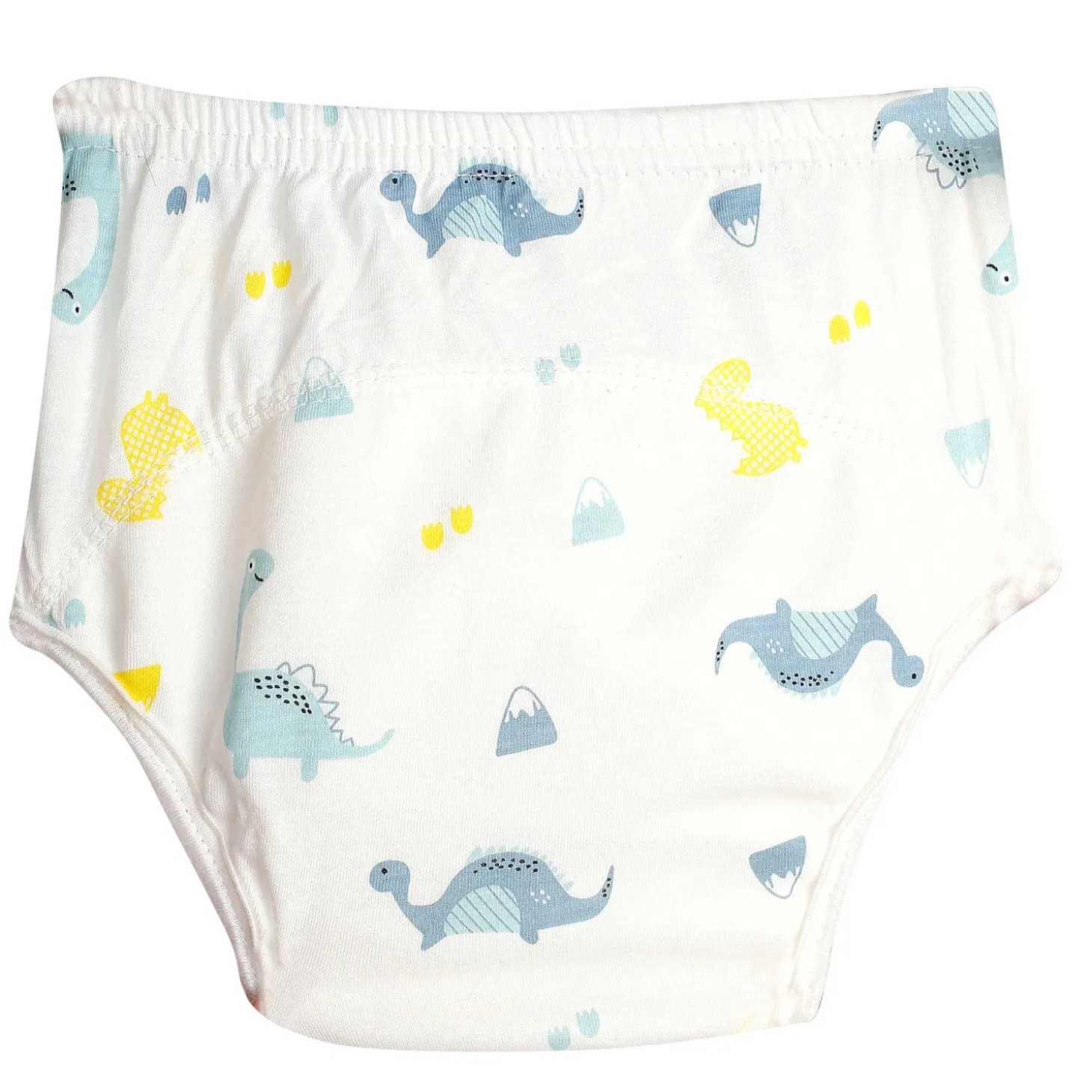 Adjustable & Washable Cloth Diaper Panty 2 Pk Dinosaurs And Fish Multicolour