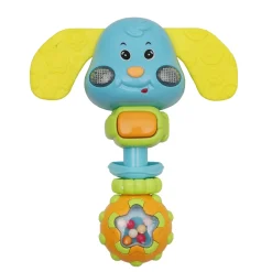 Animal And Fruit Multicolour Set of 3 Musical Rattle Teether