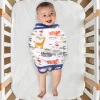 Animal Family Blue Ready Swaddle