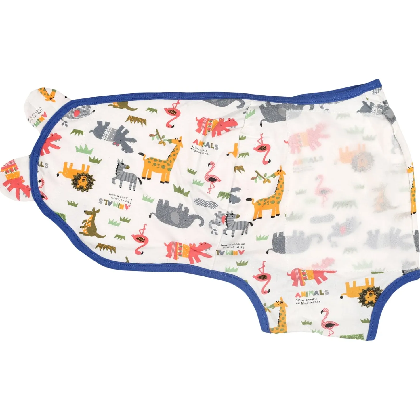 Animal Family Blue Ready Swaddle