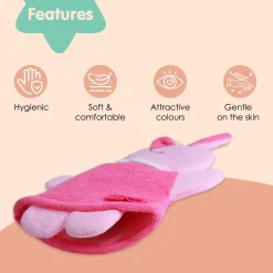 Animal Pink Cartoon Bath Glove