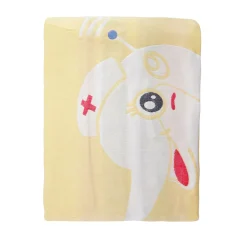 Animal Print Yellow Embossed Baby Large Muslin Blanket