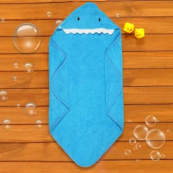Animal Royal Blue Hooded Towel