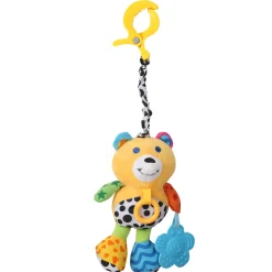 Animal Yellow Hanging Pulling Toy With Teether