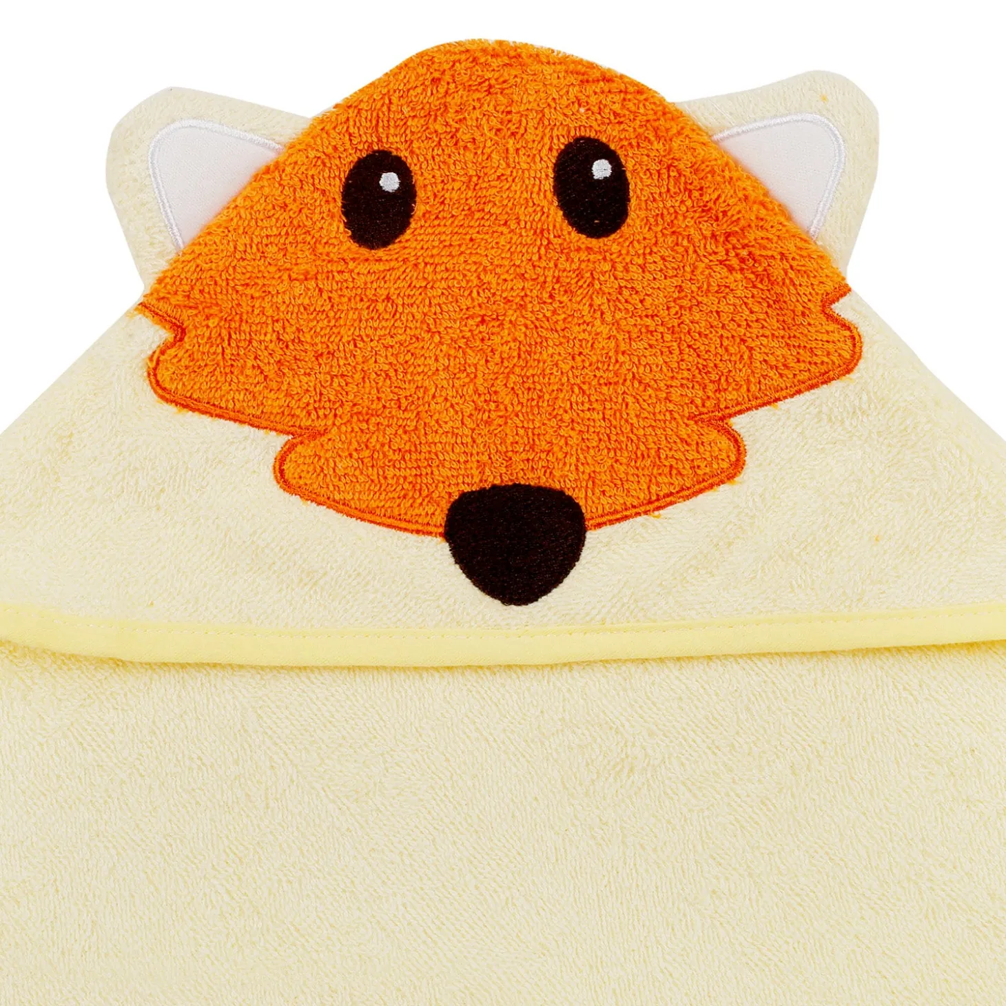 Animal Yellow Hooded Towel