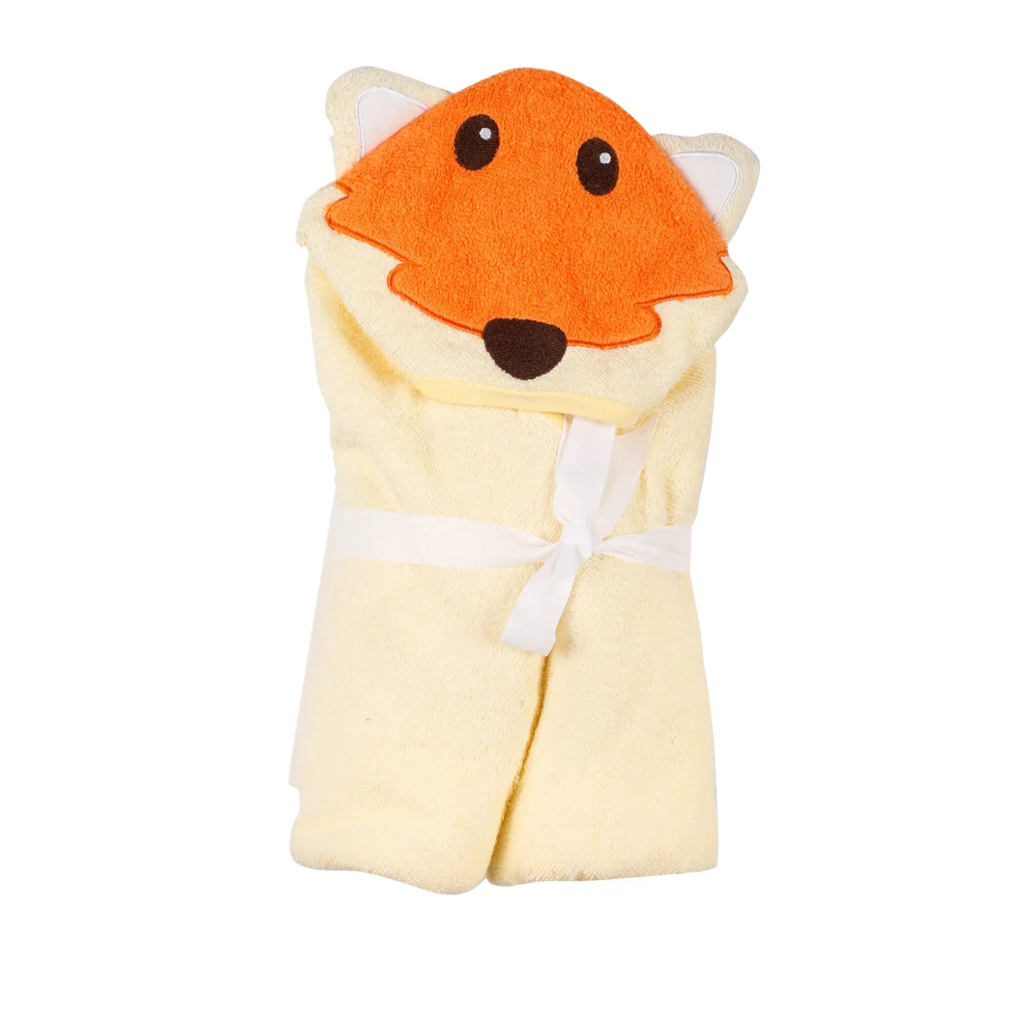 Animal Yellow Hooded Towel