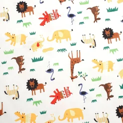 Animals And Grass Cream Blanket