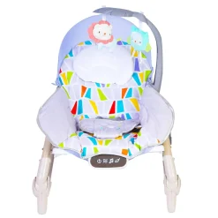 Automatic 3 Position Seat Recliner Bouncer Abstract Grey