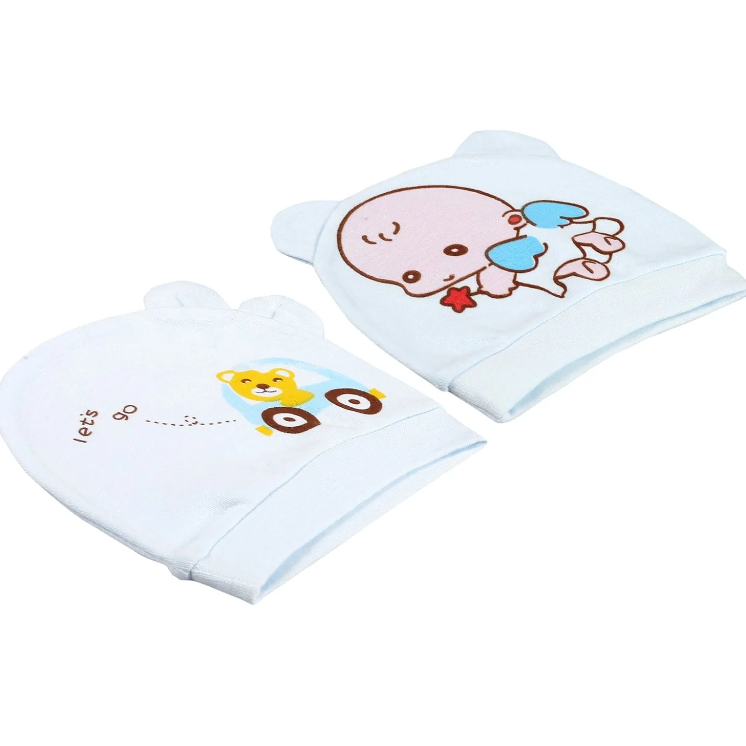 Baby Angel Blue 2 Pk Caps