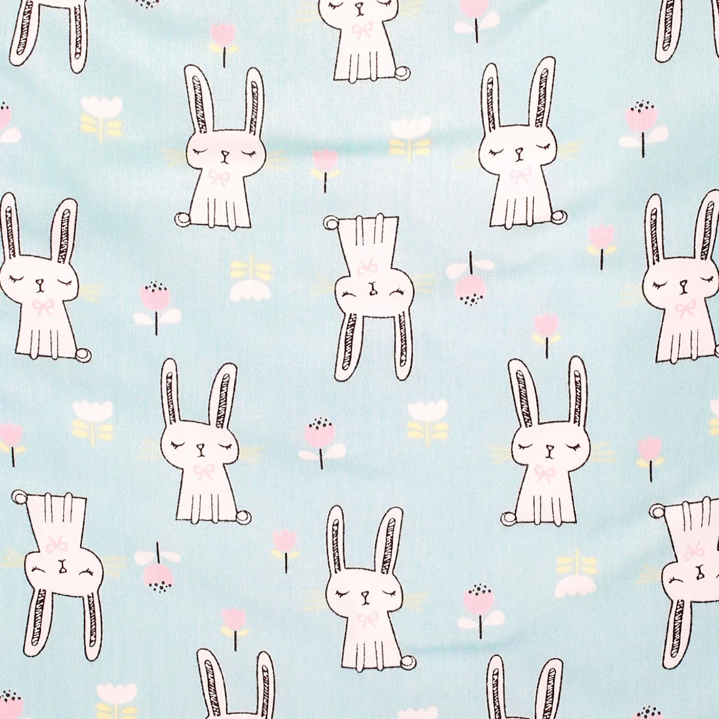 Baby Bed Cum Carry Nest Star And Rabbit Blue