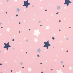 Baby Bed Cum Carry Nest Star And Rabbit Pink