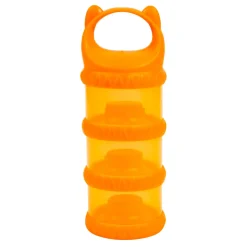 Baby Moo 3 Layer Portable BPA Free Milk Powder Container - Orange
