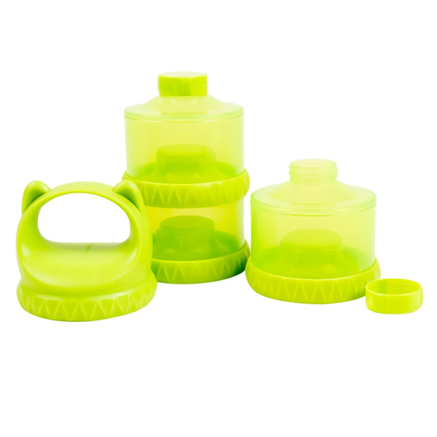 Baby Moo 3 Layer Portable BPA Free Milk Powder Container - Green
