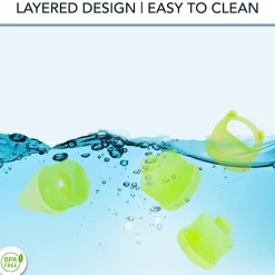 Baby Moo 3 Layer Portable BPA Free Milk Powder Container - Green