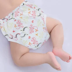Baby Moo Abstract Reusable Cloth Training Diaper Panty - Multicolour