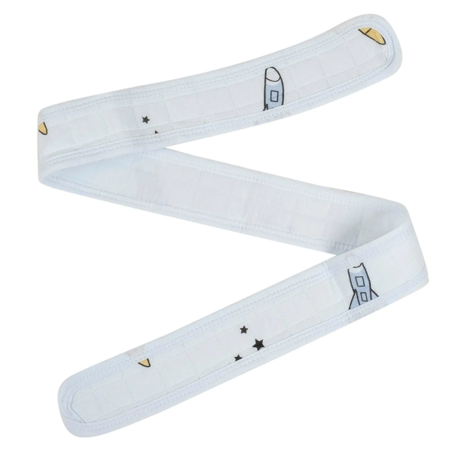 Baby Moo Aeroplane Soft Warm Hooded Wrapper - White
