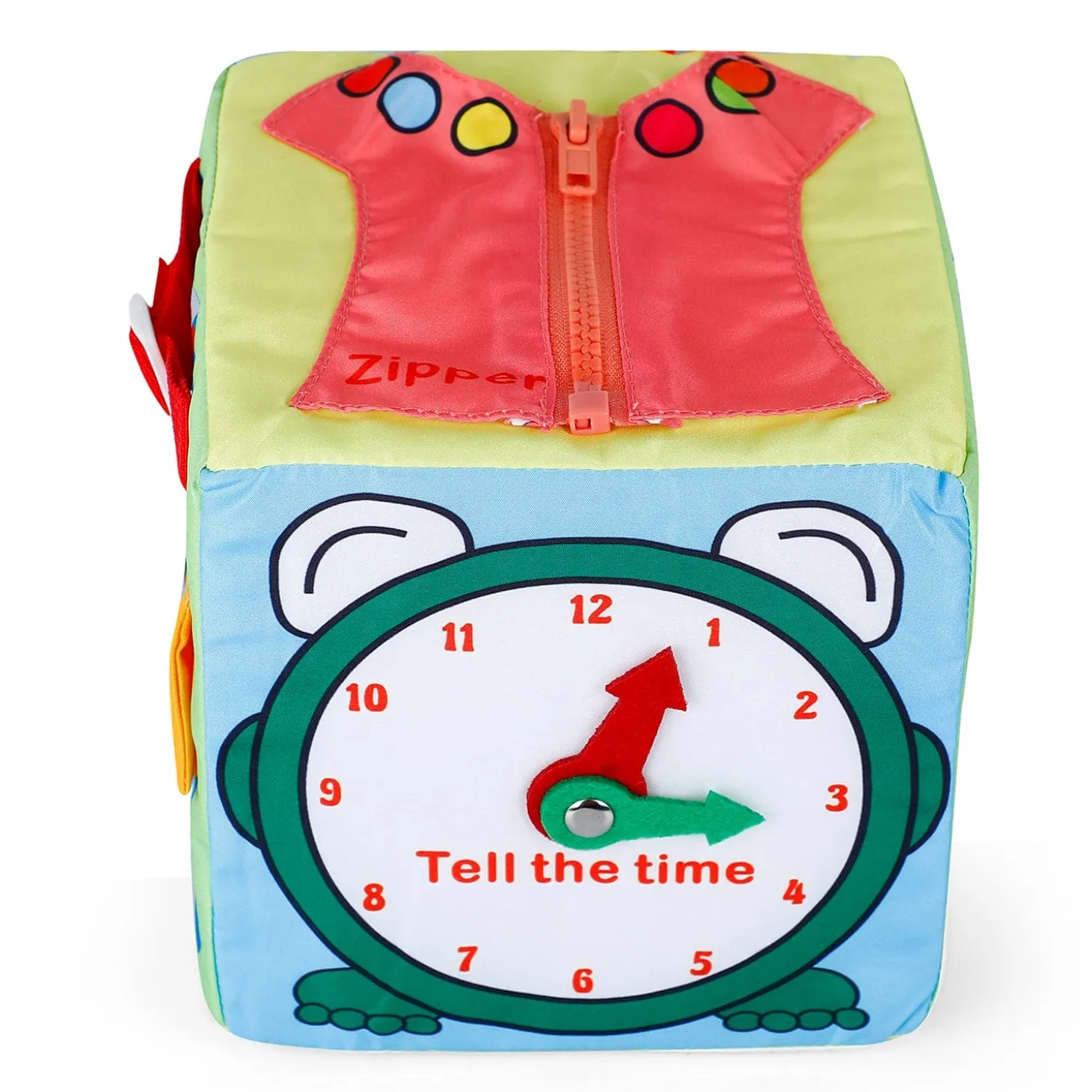Baby Moo All In One Activity Cube 6 Side Play Educational Toy - Multicolour