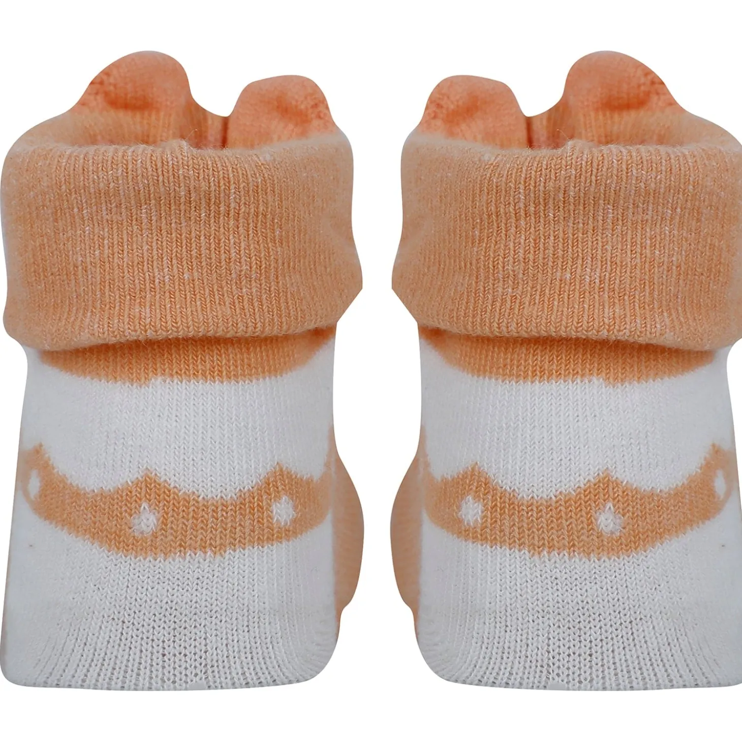 Baby Moo Animal 3D Anti-Skid Socks Booties Pack of 6 - Blue, Green