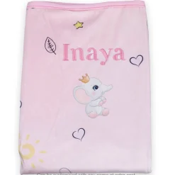 Baby Moo Animal Kingdom All Season Premium Blanket - Pink