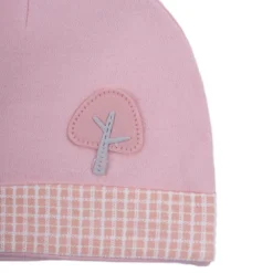 Baby Moo Antler All Season Stretchable Hosiery Warm 3D Beanie Cap - Pink