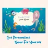 Baby Moo Aqua World 40 Gift Card Pack Personalised Wish Tags - Blue