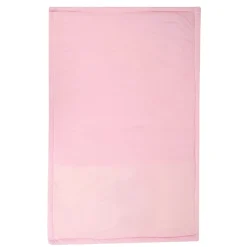 Baby Moo Bear in Pram Plush Cotton All Season Nursery Blanket - Pink