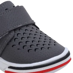 Baby Moo Breathable Velcro Strap Anti-Skid Chu Chu Sound Sneakers - Grey