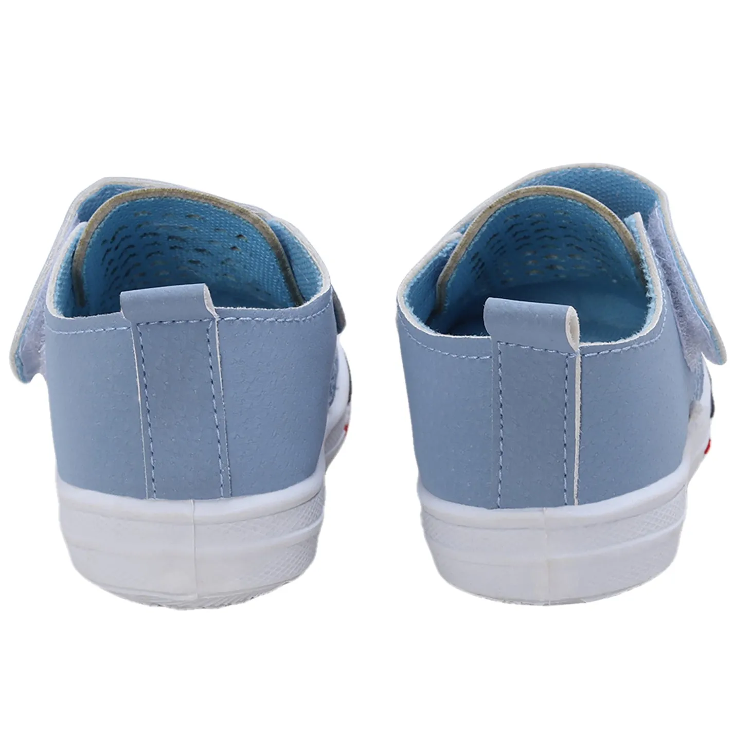 Baby Moo Breathable Velcro Strap Anti-Skid Chu Chu Sound Sneakers - Blue