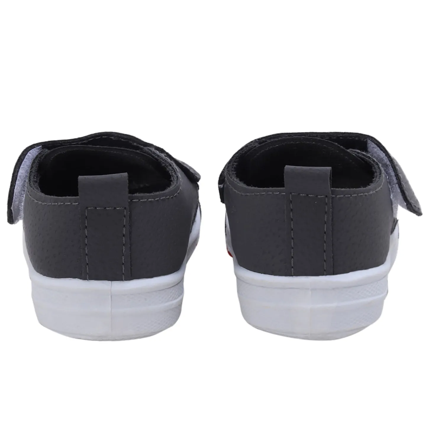 Baby Moo Breathable Velcro Strap Anti-Skid Chu Chu Sound Sneakers - Grey