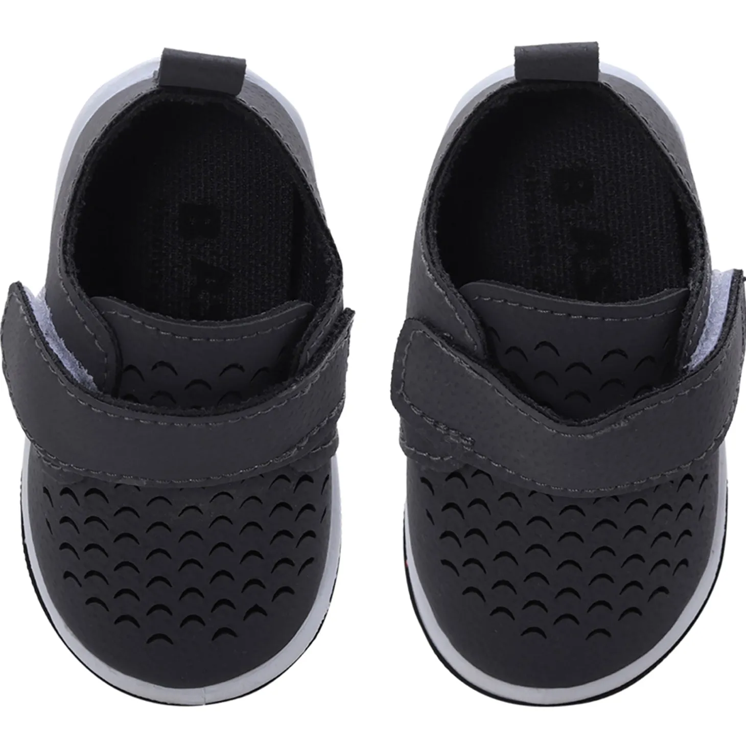 Baby Moo Breathable Velcro Strap Anti-Skid Chu Chu Sound Sneakers - Grey