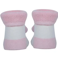 Baby Moo Bunny Chick 3D Rattle Anti-Skid Socks Booties Pack of 3 - Orange