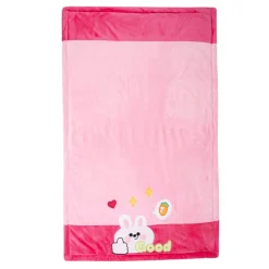 Baby Moo Bunny Plush Cotton All Season Nursery Blanket - Pink