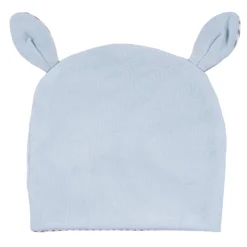 Baby Moo Busy Bee All Season Stretchable Hosiery Warm 3D Beanie Cap - Blue
