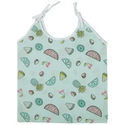 Baby Moo Candy Crush Round Neck Sleeveless Tie Knot Cotton Jhablas 5 Pcs - Pink, Multicolour