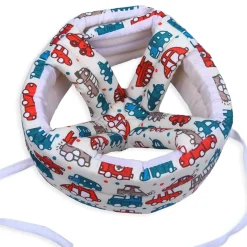 Baby Moo Car & Truck Head Protection Adjustable Cushioned Safety Helmet - Cream