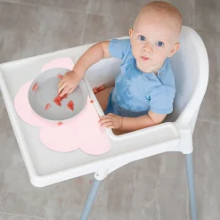 Baby Moo Cloud Shaped Kids Dining Table Silicone Waterproof Placemat - Pink