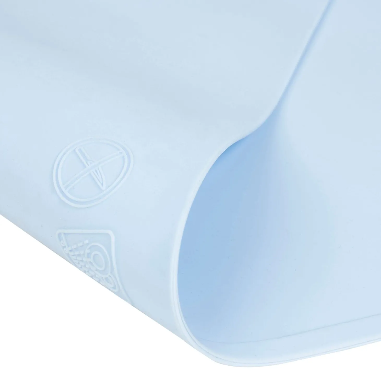 Baby Moo Cloud Shaped Kids Dining Table Silicone Waterproof Placemat - Blue