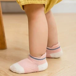 Baby Moo Colour Blocked Soft Anti-Skid Adorable 5 Pack Socks - Multicolour