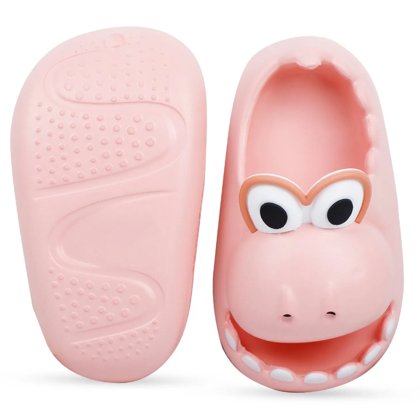 Baby Moo Crocodile Beach Slippers 3D Cartoon Sliders - Pink