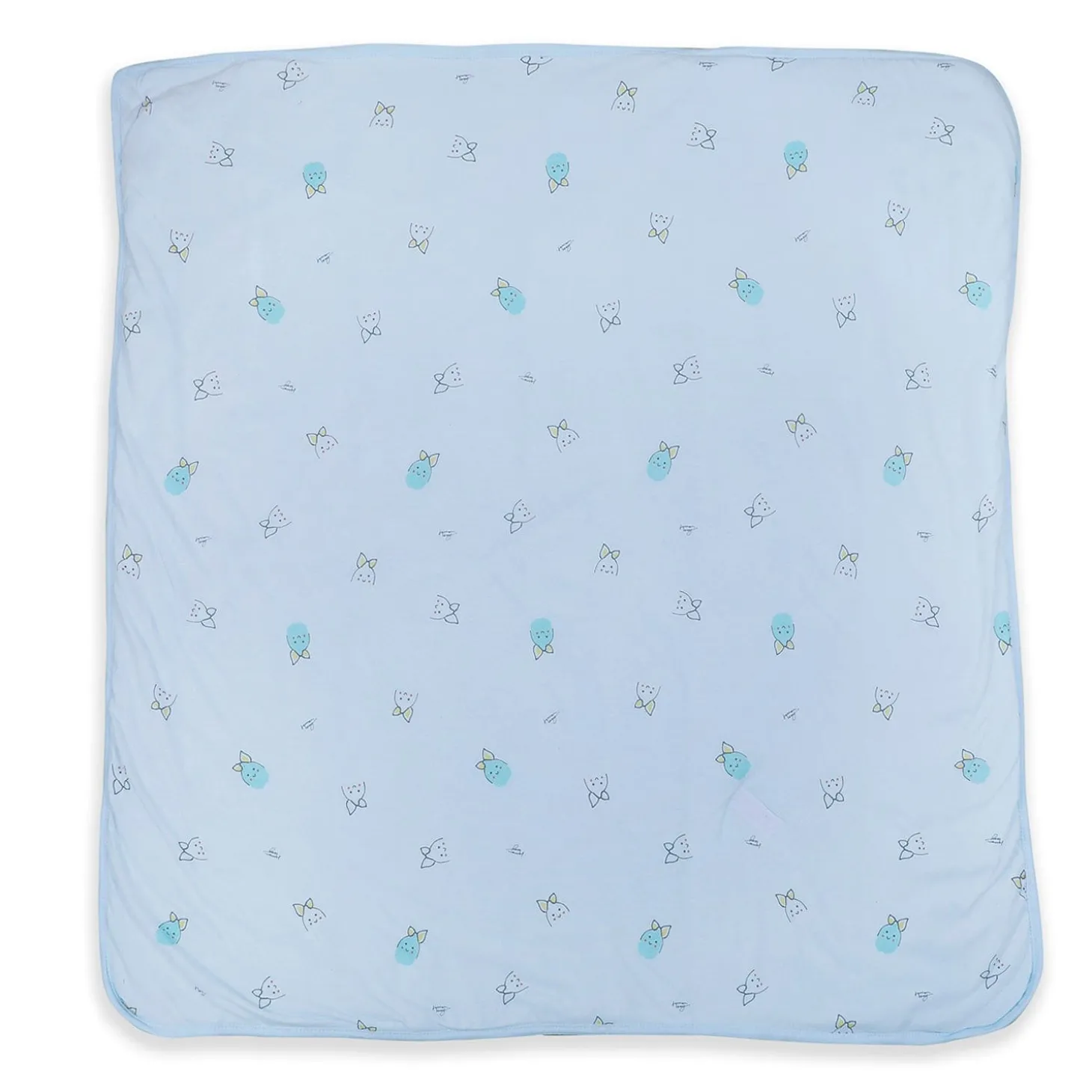Baby Moo Cuddly Pet 100 % Cotton Wrapper - Blue
