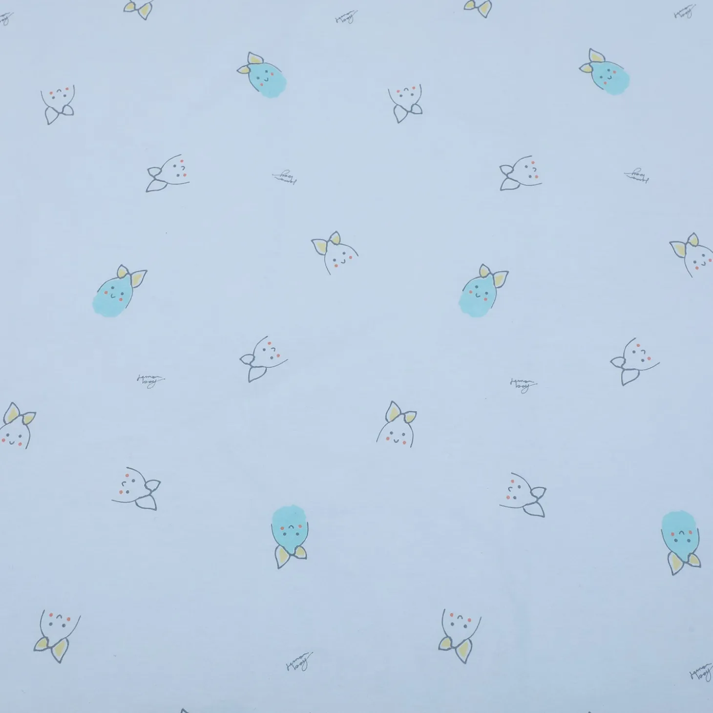 Baby Moo Cuddly Pet 100 % Cotton Wrapper - Blue