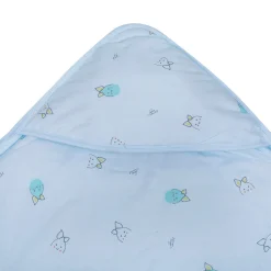 Baby Moo Cuddly Pet 100 % Cotton Wrapper - Blue