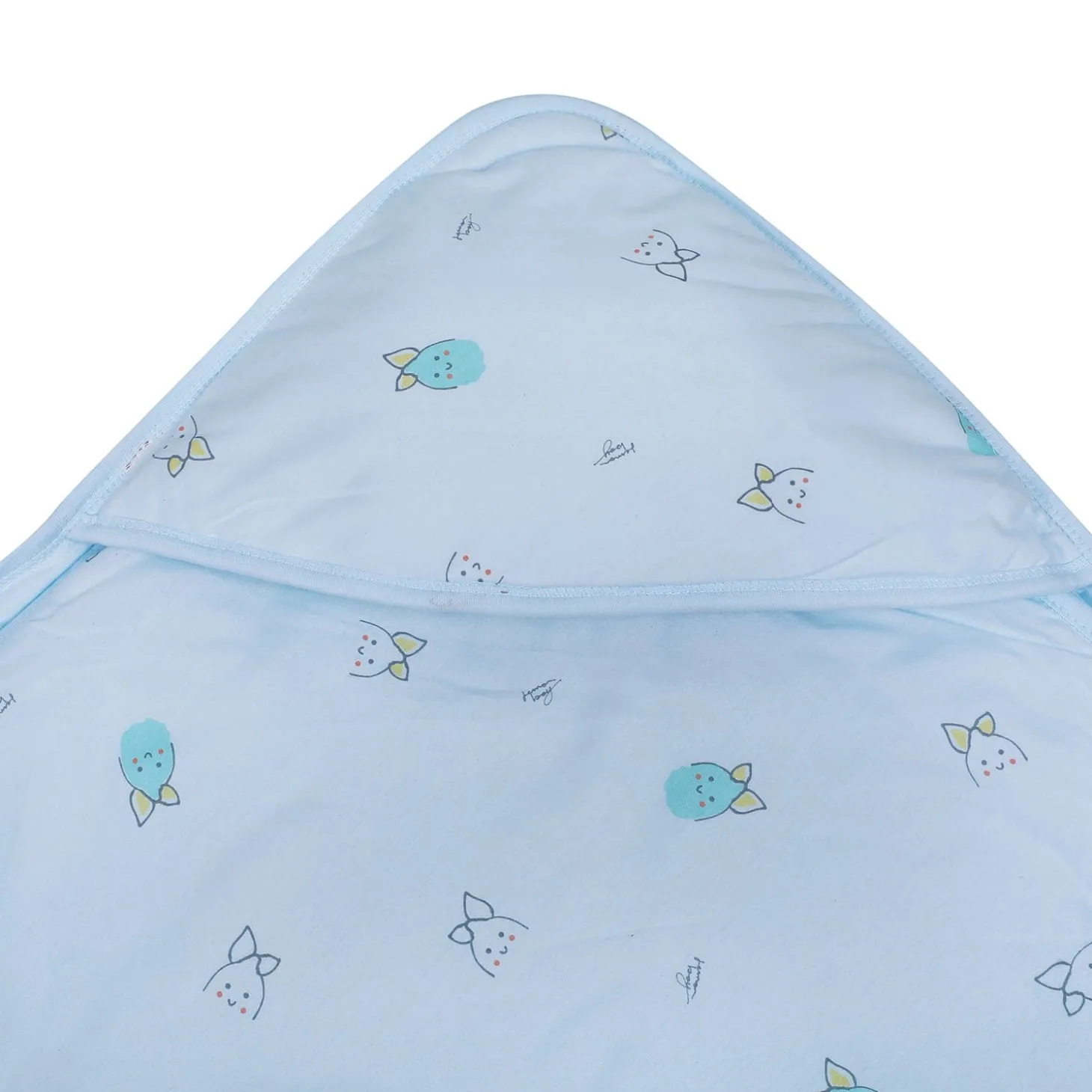 Baby Moo Cuddly Pet 100 % Cotton Wrapper - Blue