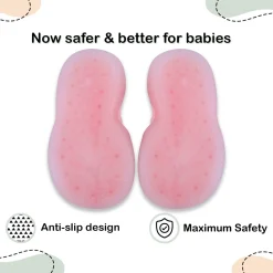 Baby Moo Cute Duck Face Rubber Comfortable Sole Slip-On Sock Shoes - Pink