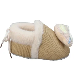 Baby Moo 3D Car Soft Slip-On Anti-Skid Plush Warm Booties - Brown