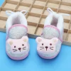 Baby Moo 3D Cute Kitty Soft Slip-On Anti-Skid Plush Warm Booties - Pink